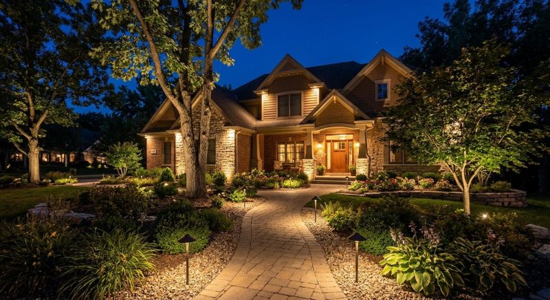 Garden Lighting Installation in Heber City, UT