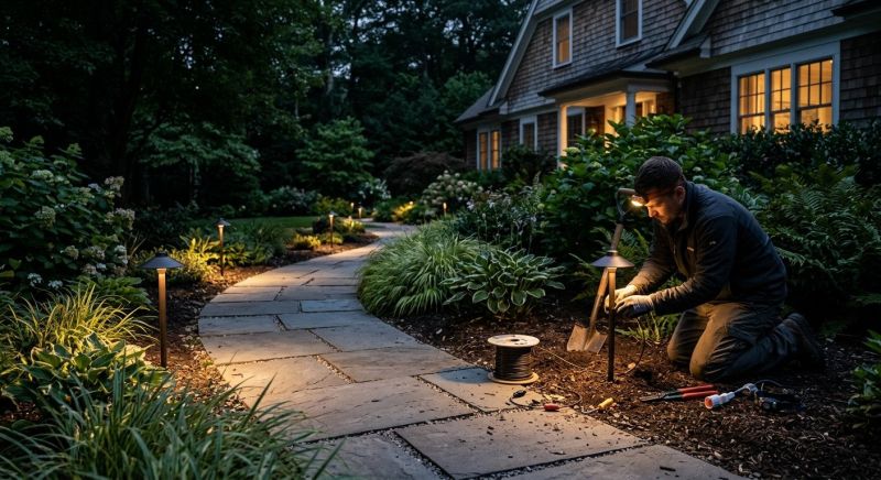 Pathway Lights Installation in Utah County, UT