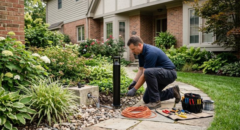 Terrace Lighting Installation in Denver, CO