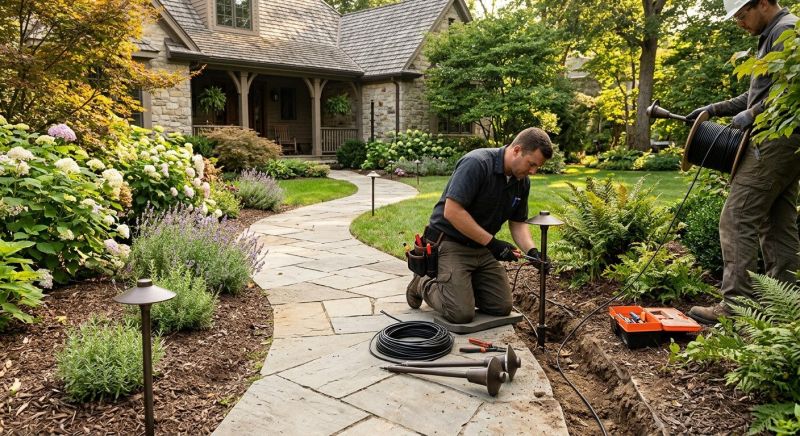 Landscape Lighting Repair in Overland Park, KS